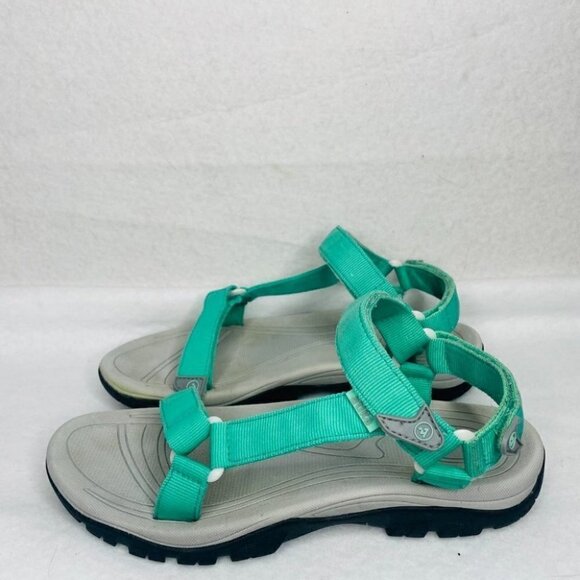 Atika Unisex Adults Maya AT-W110-EGR Blue Hiking Strappy Sandal Size W 8 M 7 - Picture 8 of 10